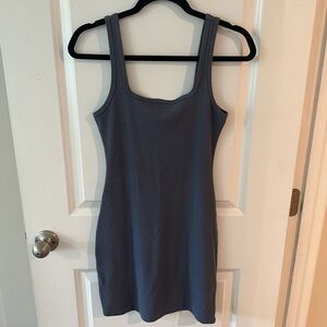 Hollister Gray Midi Dress